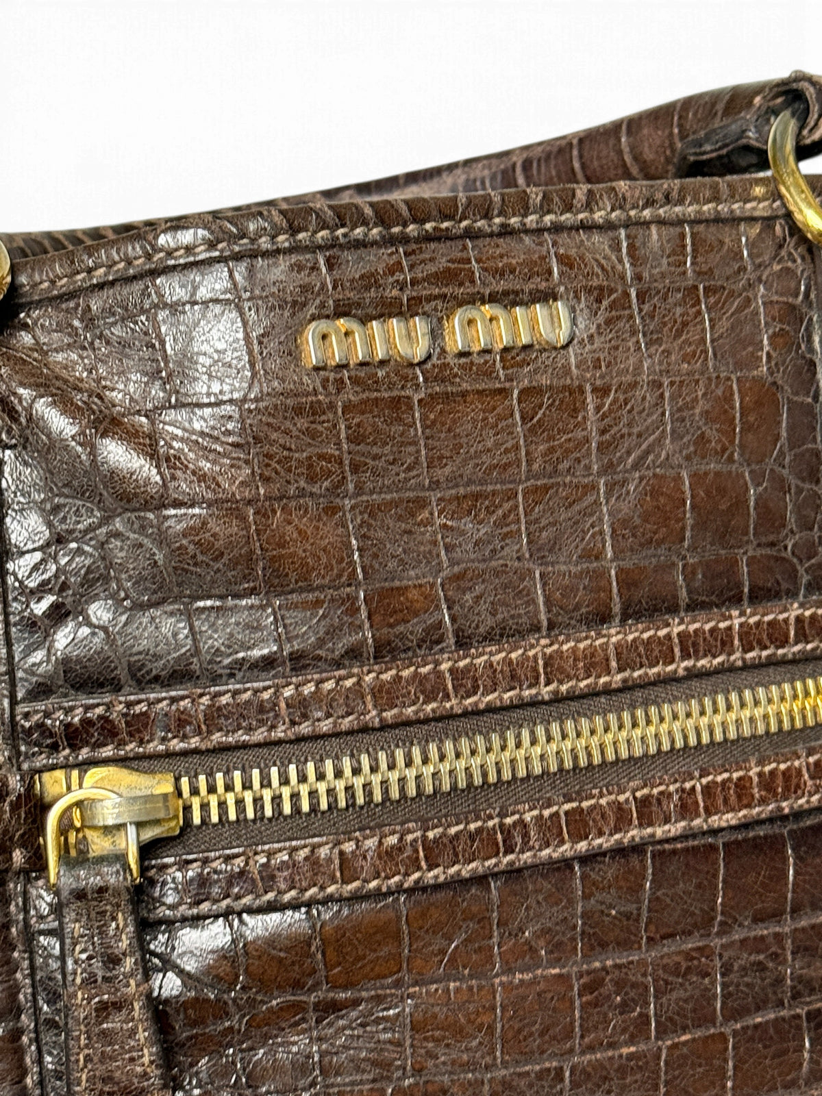 Miu Miu Vintage St. Cocco Shopping Tote