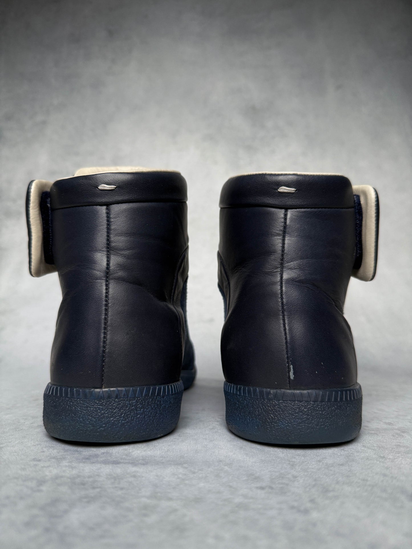 Maison Margiela Future High Dark Blue Suede (42)