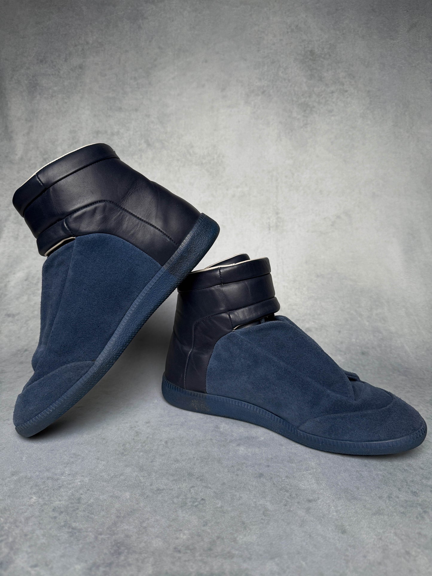 Maison Margiela Future High Dark Blue Suede (42)