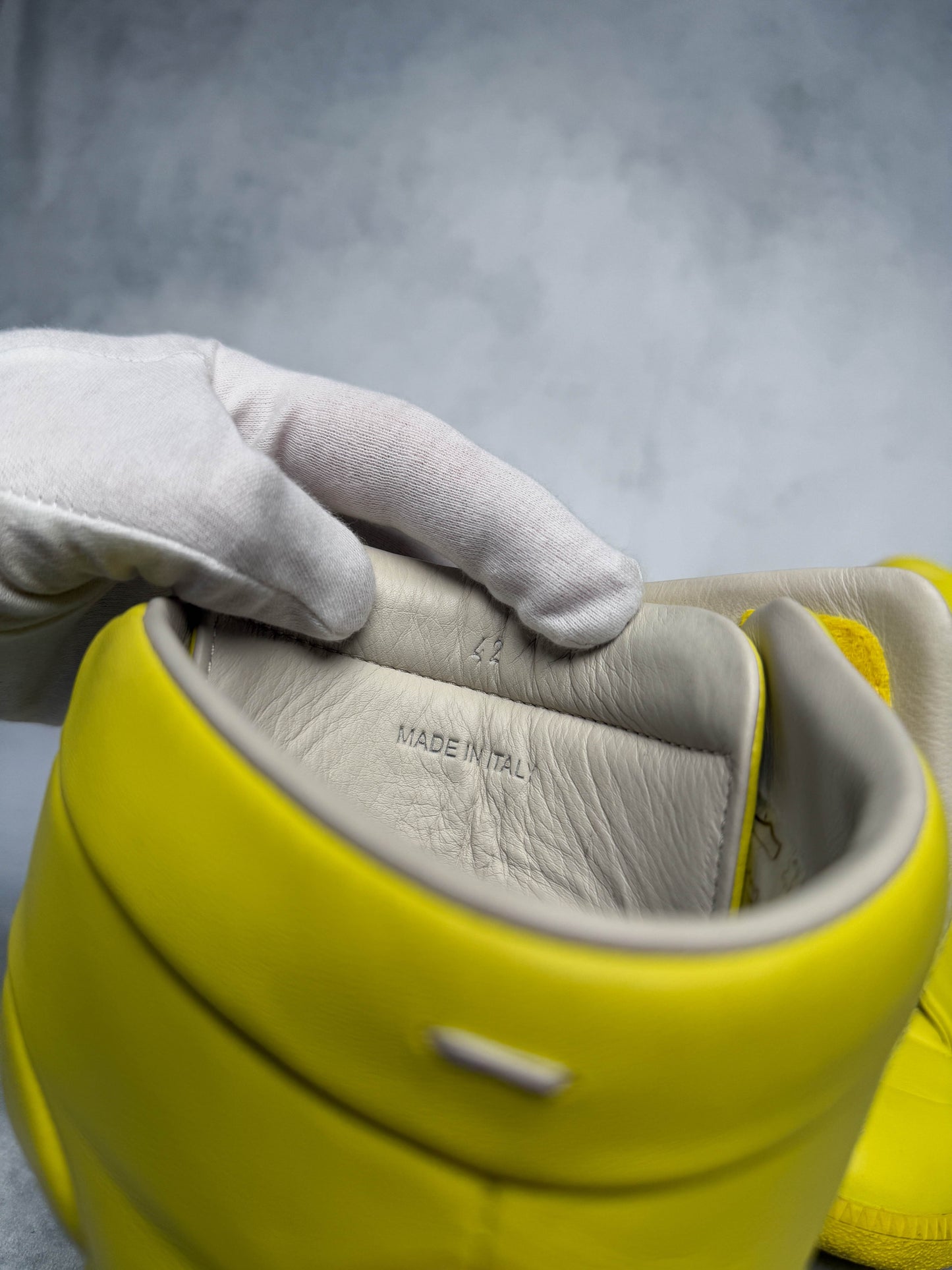 Maison Margiela Future High Yellow Leather (42)