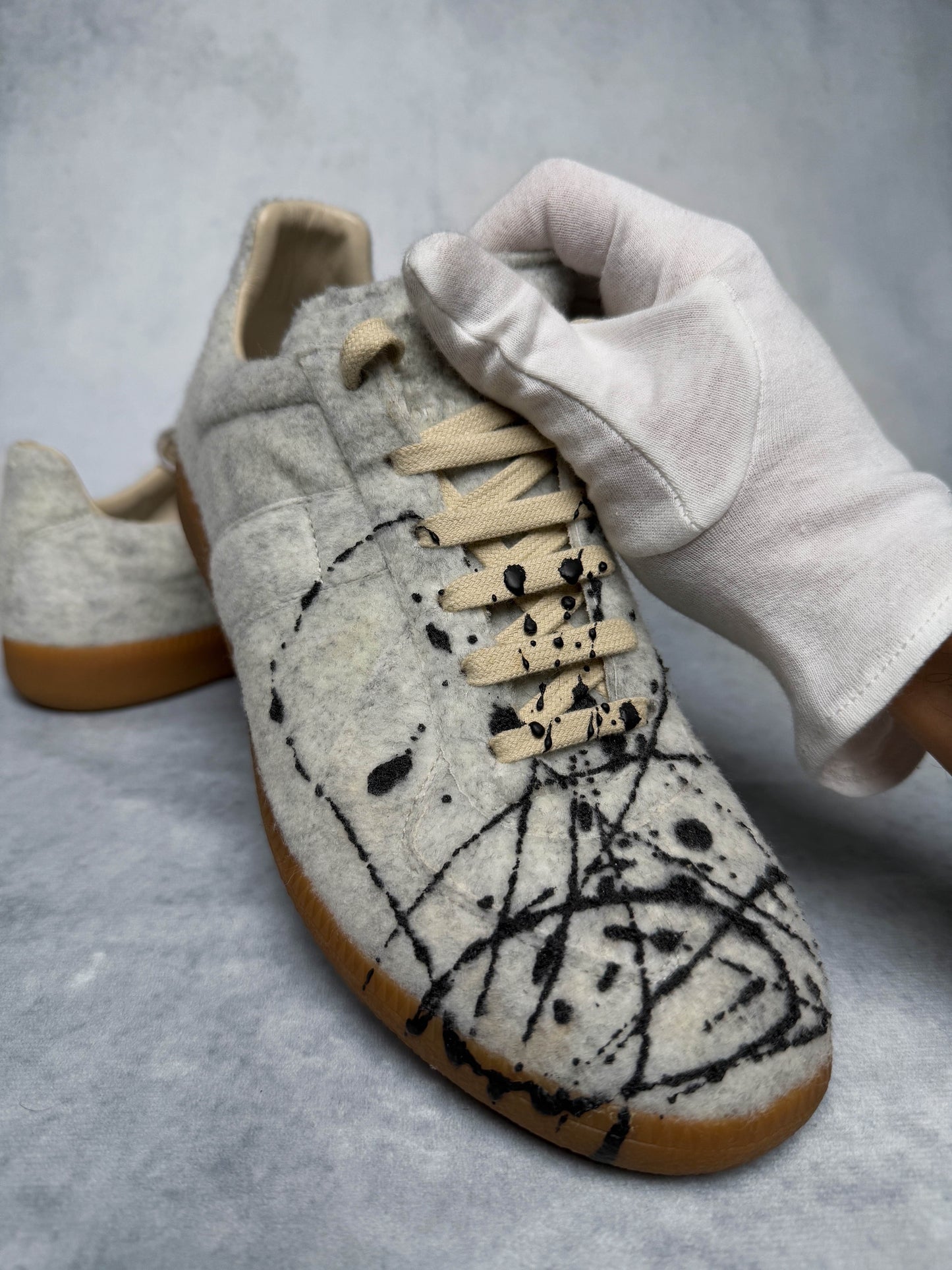Maison Margiela Replica Felt Black Paint Splatter (42)