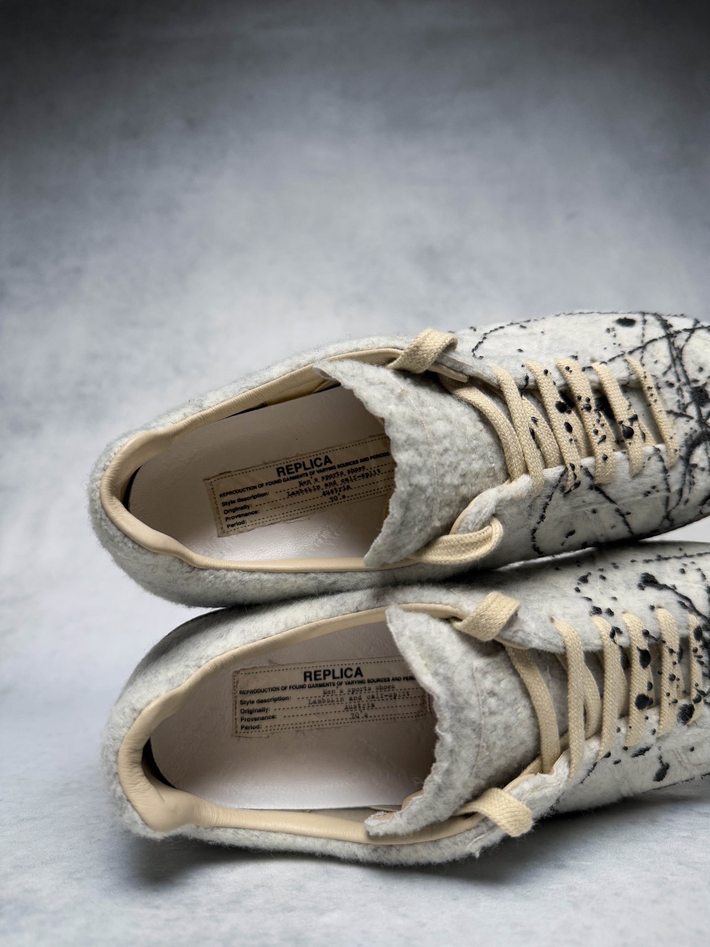Maison Margiela Replica Felt Black Paint Splatter (42)