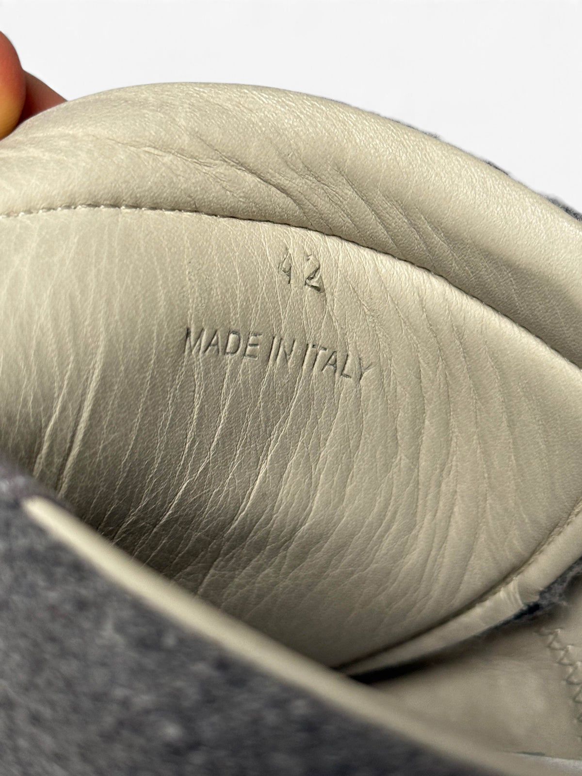 Maison Margiela Future Low Grey Felt