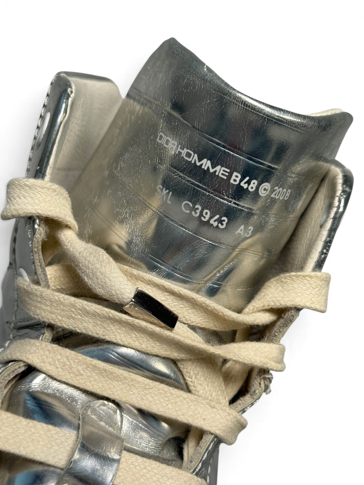 Dior Homme B48 High-Top Sneaker Silver
