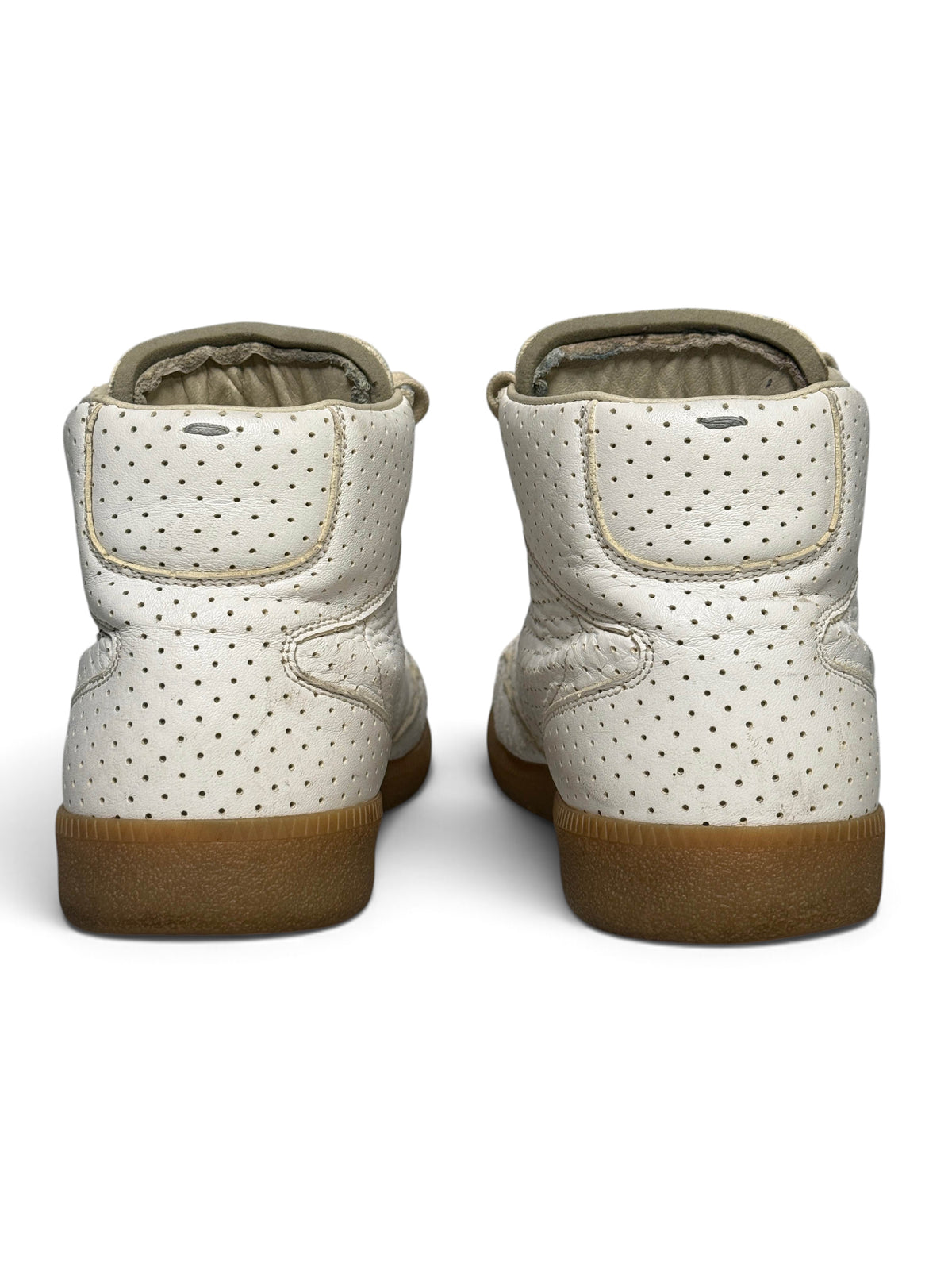 Maison Margiela High-Top Perforated Leather White (45)