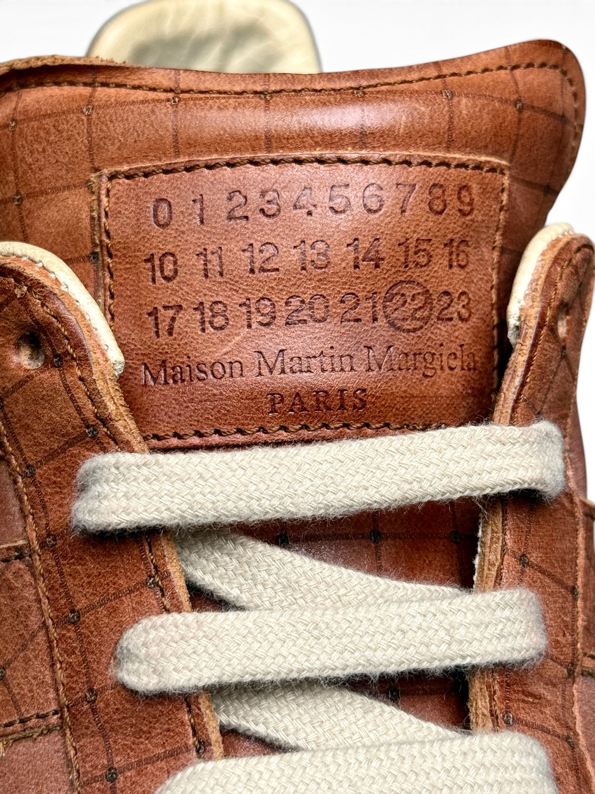 Maison Margiela 2014 Checkered GATs Brown