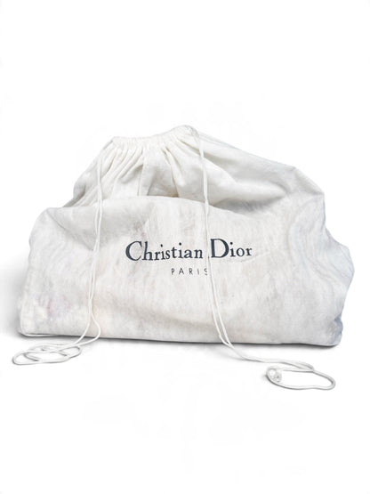 Dior 2005 Diorissimo Floral Embroidered Trotter Bag