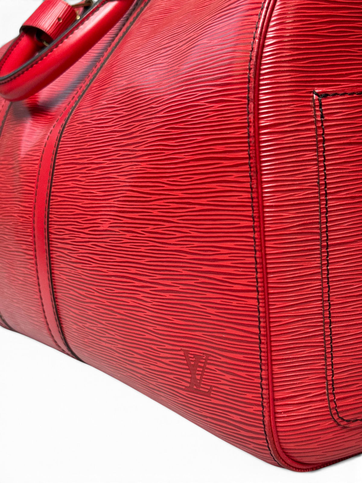 Louis Vuitton Keepall 50 Epi Leather Red 2010