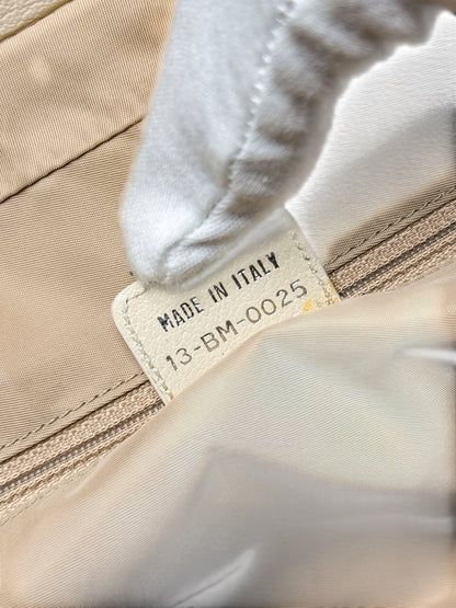 Dior 2005 Diorissimo Floral Embroidered Trotter Bag