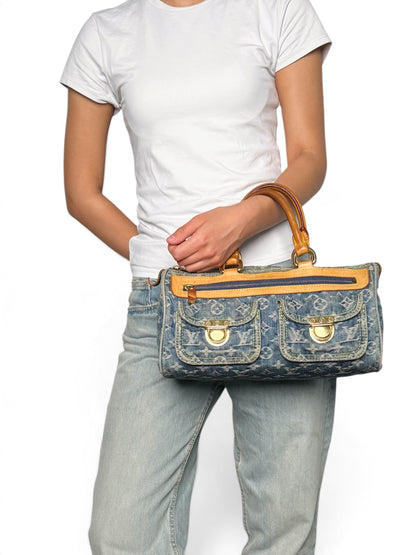 Louis Vuitton Speedy Neo Denim Bag