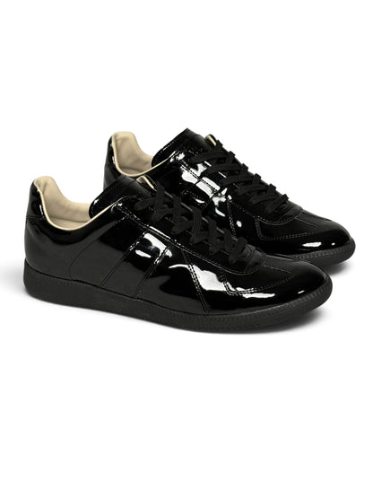 Maison Margiela Black Patent Leather GATs (41)