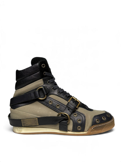 John Galliano Strap Sneaker Leather/Fabric