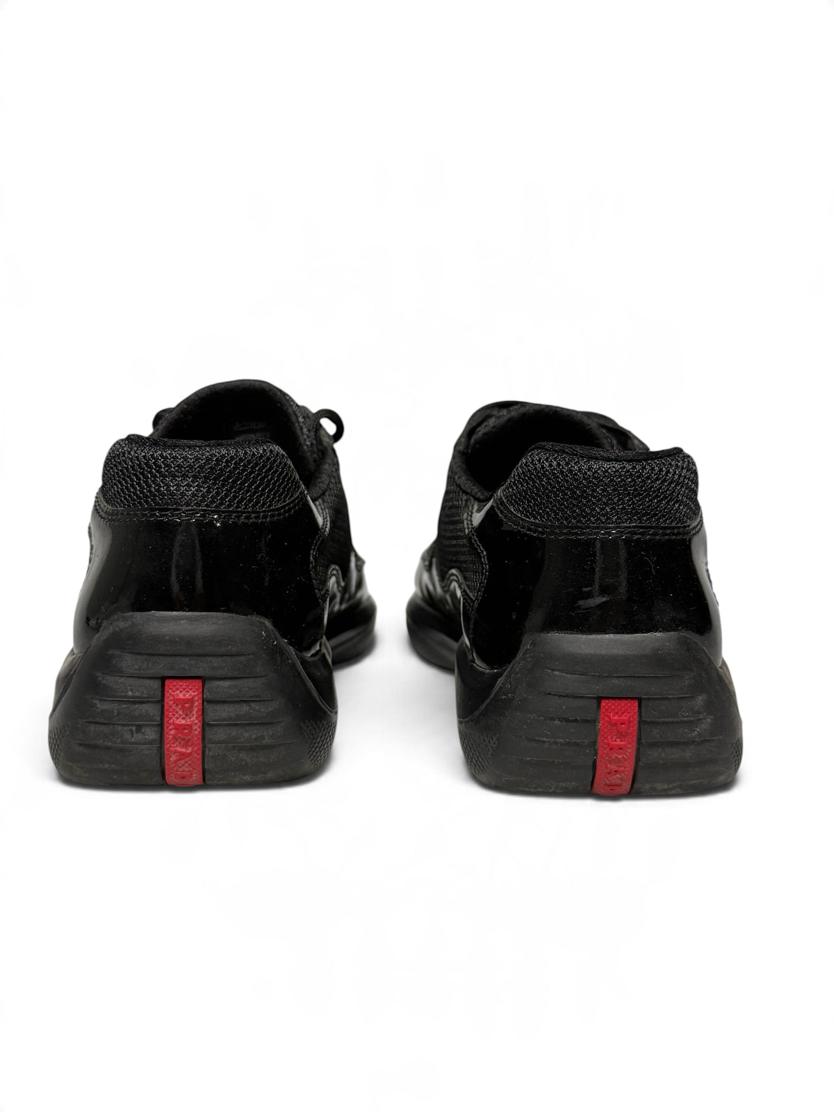 Prada Vintage America's Cup Black Patent Leather