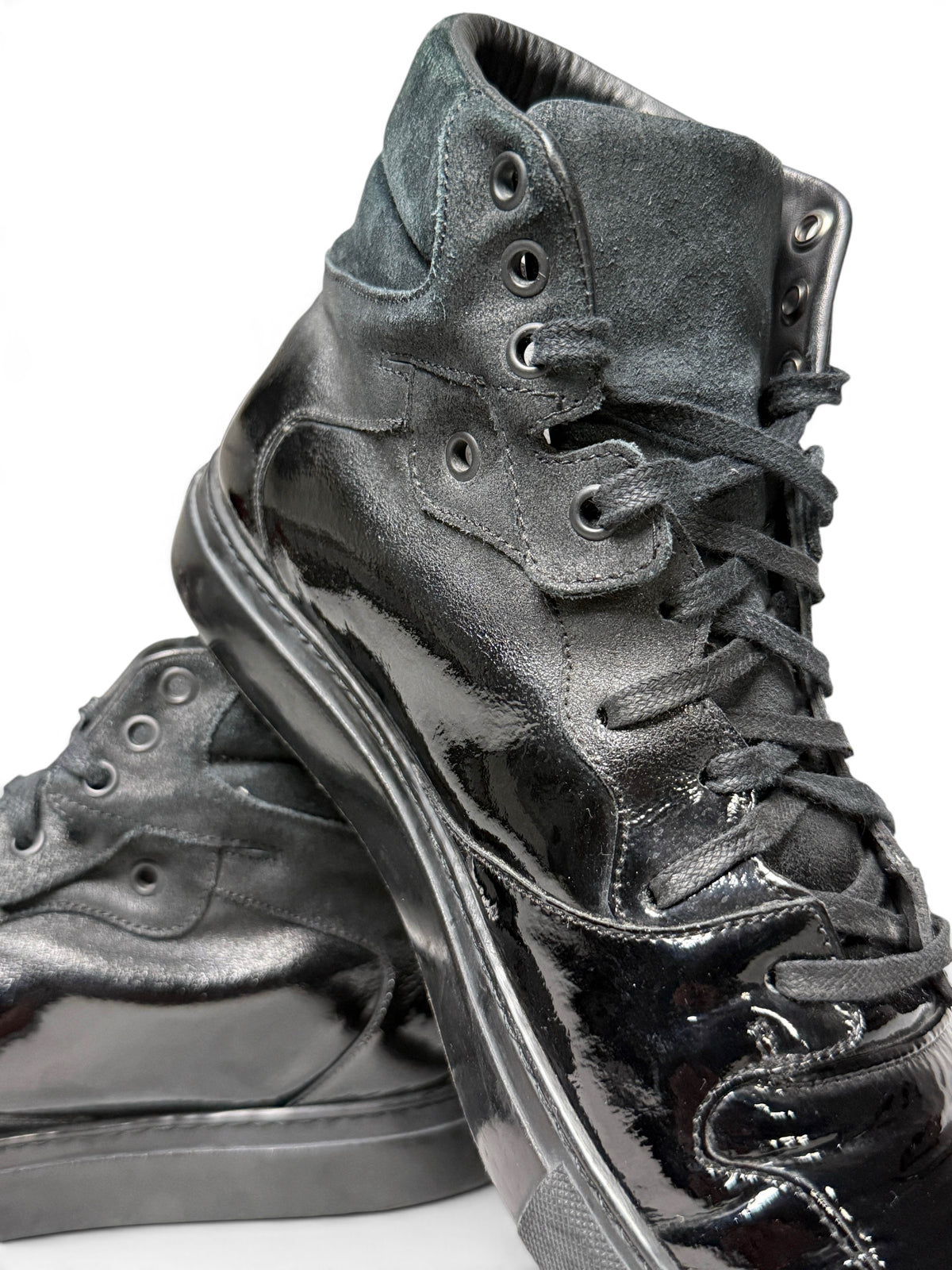 Balenciaga High-Top Sneaker Gradient Black