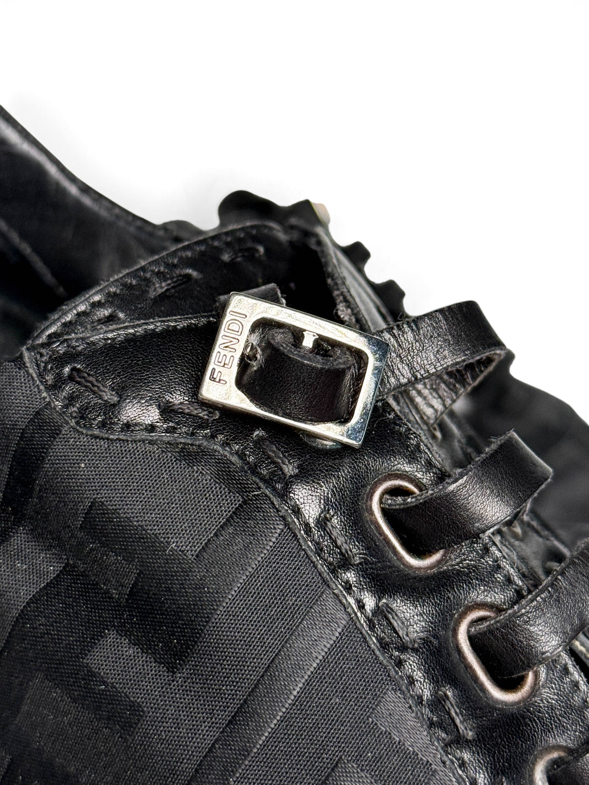 Fendi Vintage Monogram Sneaker Black