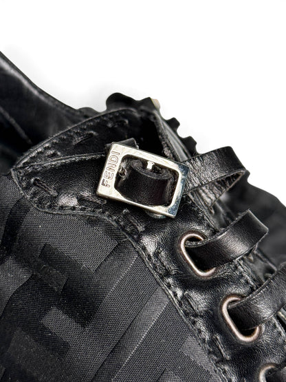 Fendi Vintage Monogram Sneaker Black