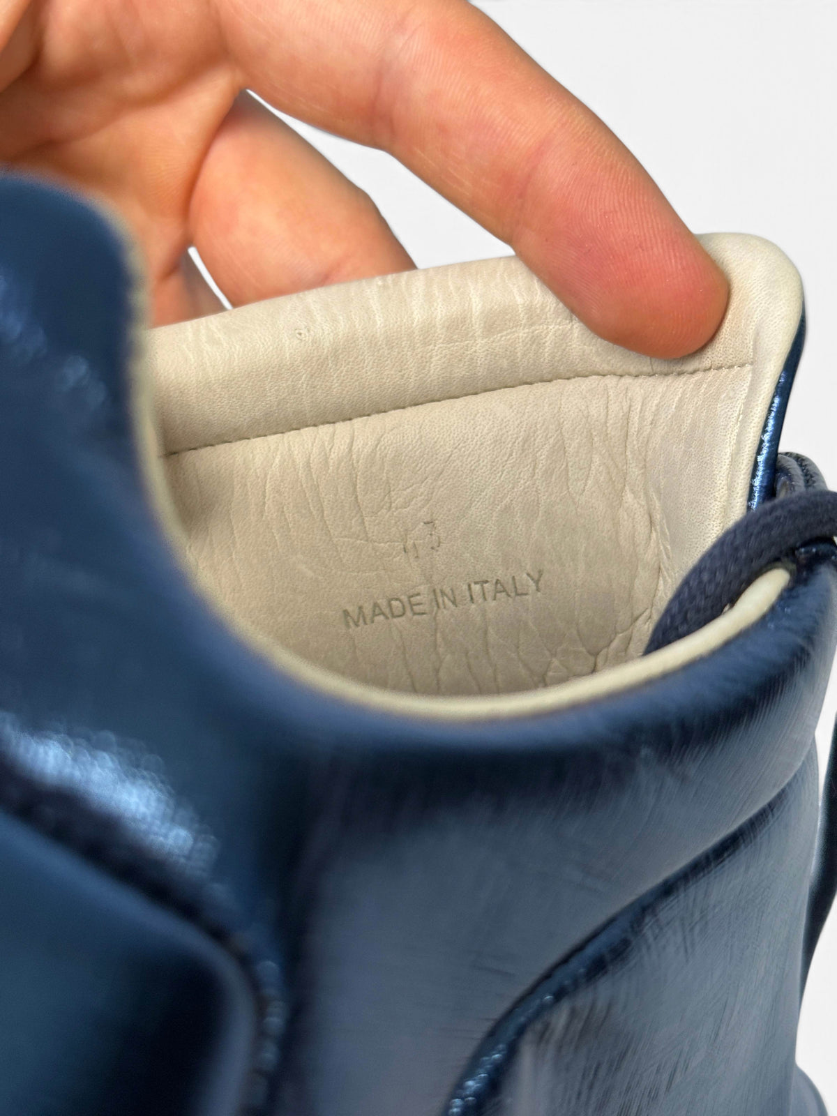 Maison Margiela Future Low Blue Metallic