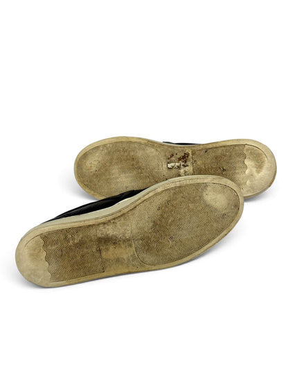 Givenchy Leather Skull Tattoo Slip-On Sneakers (43)