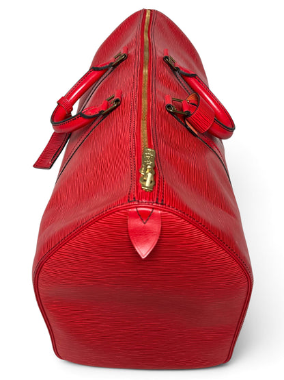 Louis Vuitton Keepall 50 Epi Leather Red 2010