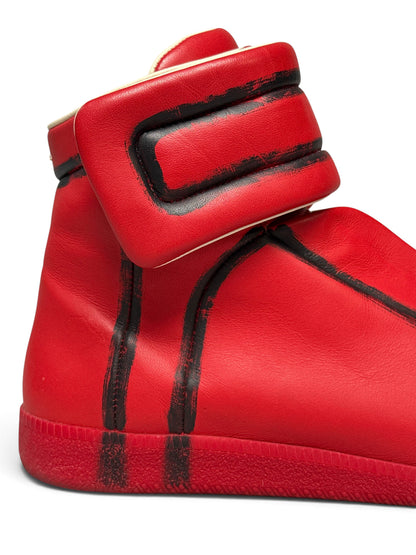 Maison Margiela Future High Red/Black Outline (43)