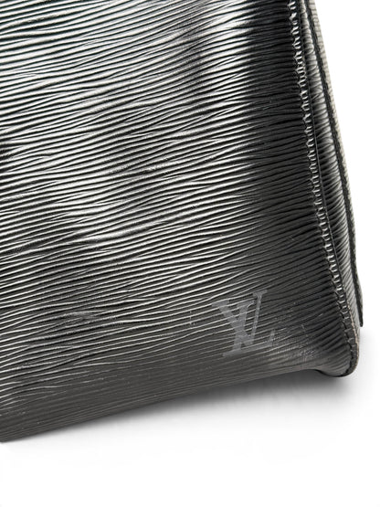 Louis Vuitton 1993 Keepall 55 Black Epi Leather