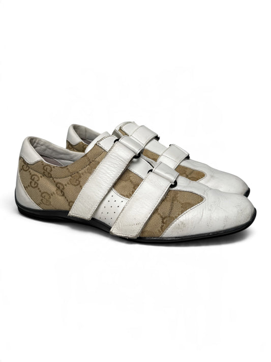 Gucci Vintage Monogram Sneaker Leather/Canvas White