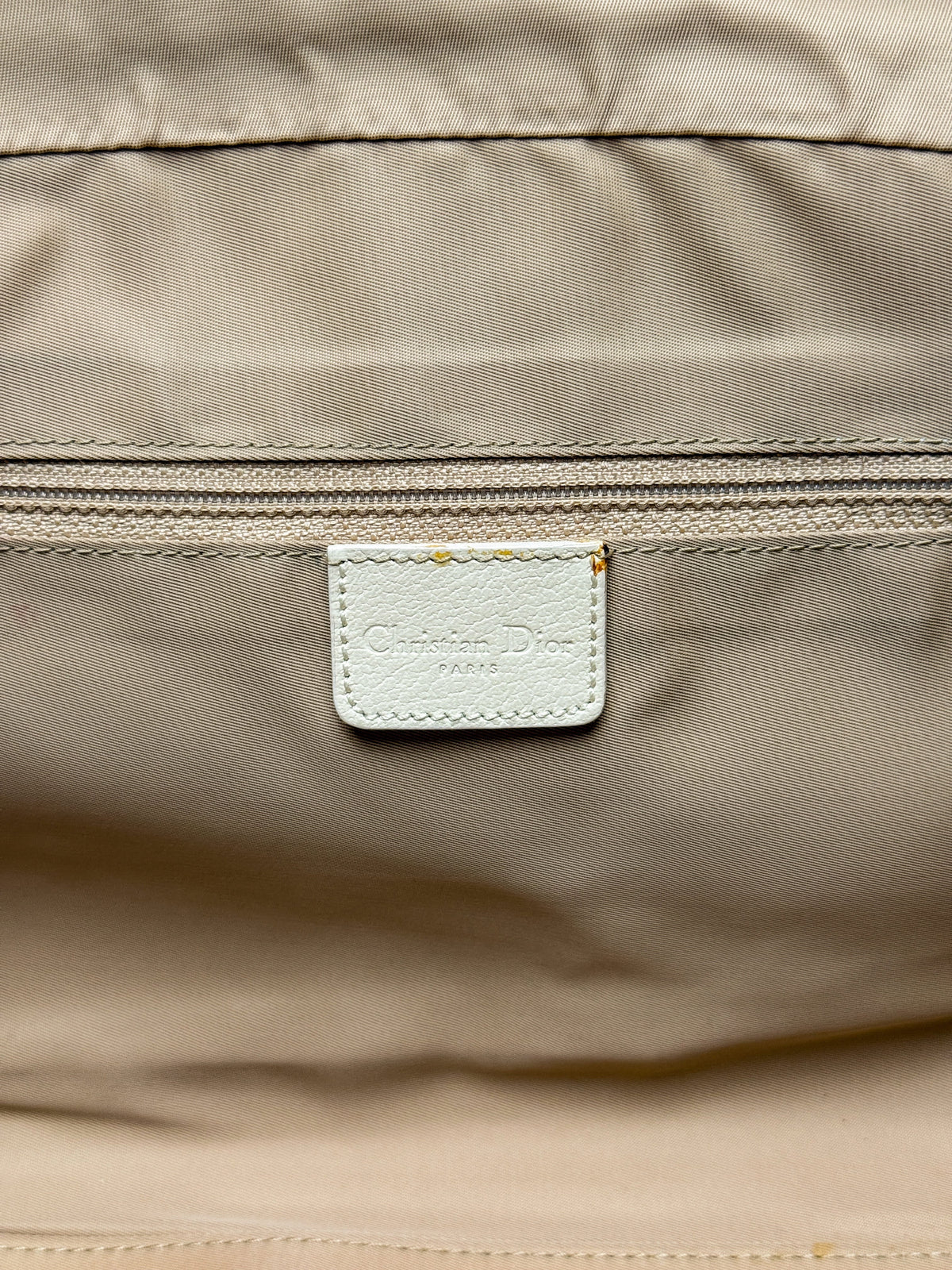 Dior 2005 Diorissimo Floral Embroidered Trotter Bag