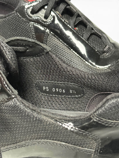 Prada Vintage America's Cup Black Patent Leather