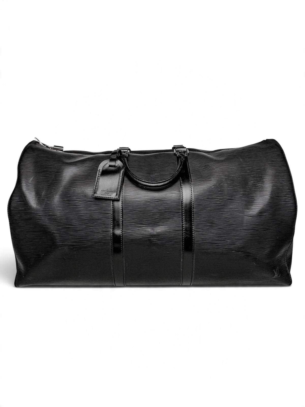 Louis Vuitton 2006 Keepall 55 Black Epi Leather