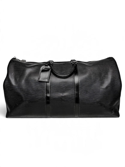Louis Vuitton 2006 Keepall 55 Black Epi Leather
