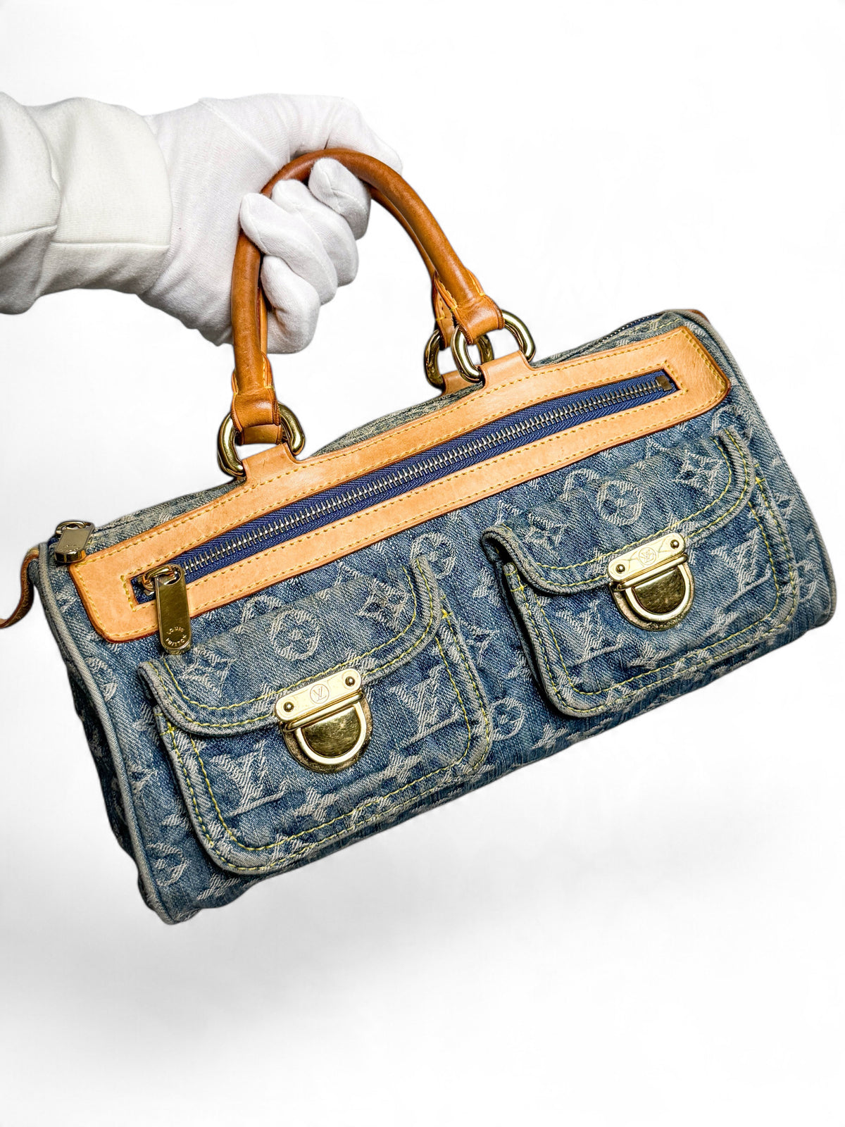 Louis Vuitton Speedy Neo Denim Bag