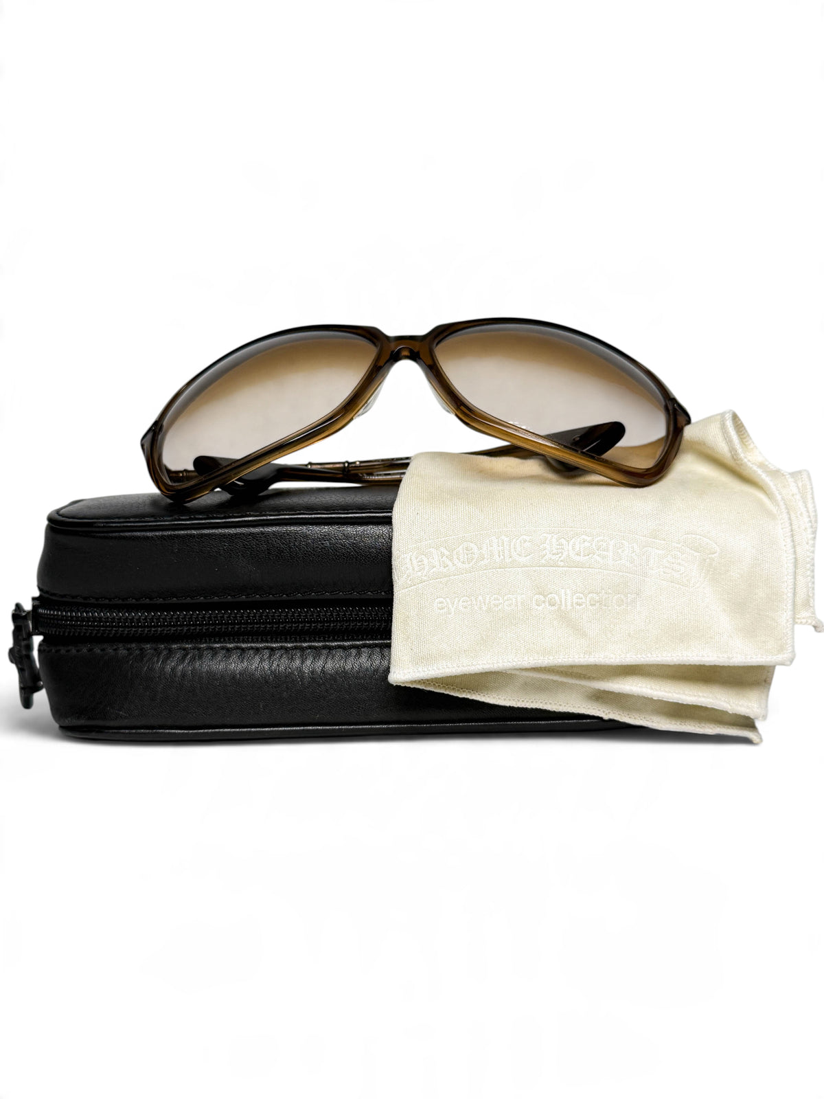 Chrome Hearts IKU-IKU Sunglasses Brown