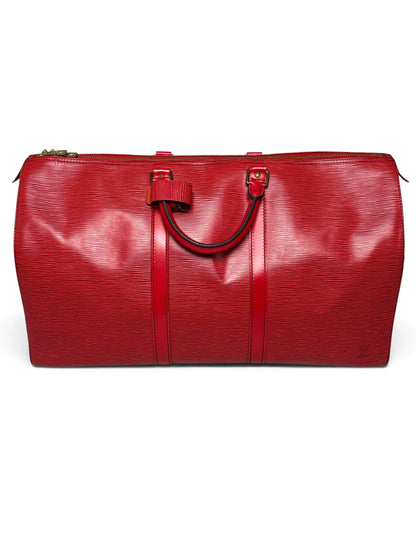 Louis Vuitton Keepall 50 Epi Leather Red 2010