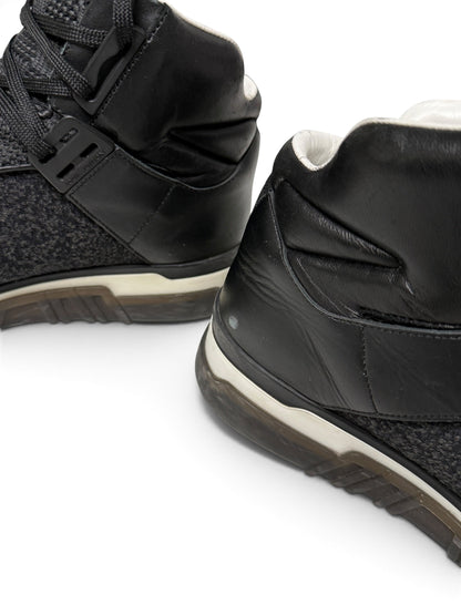 Louis Vuitton SS2015 Black Trailblazer Knit/Leather Strap Sneaker (44)