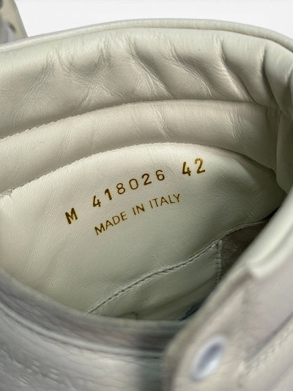 Saint Laurent SL/10H Hightop White Perforated Leather (42)