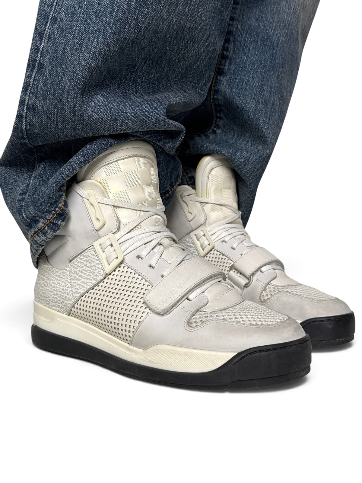 Louis Vuitton SS2015 Trailblazer Leather Mix White (42.5)