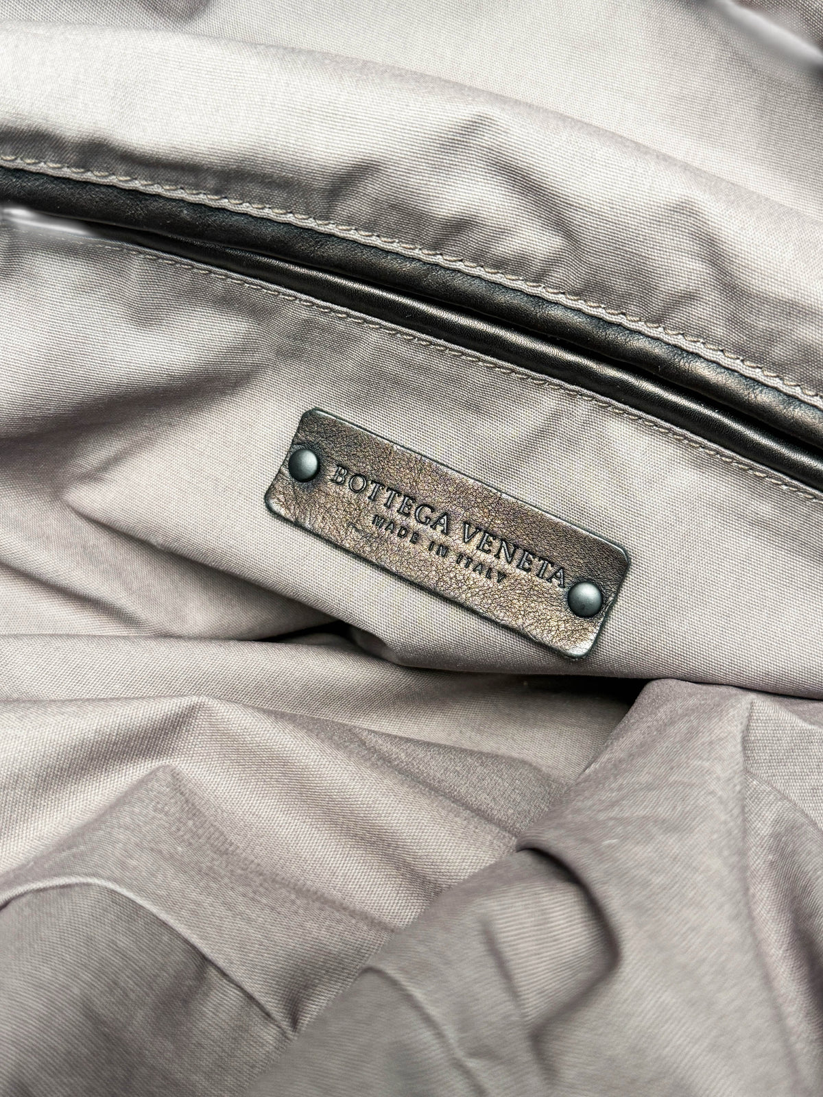 Bottega Veneta Large Intrecciato Strap Leather Bag