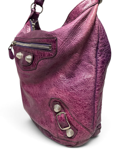 Balenciaga Day Hobo Bag Purple Giant 21