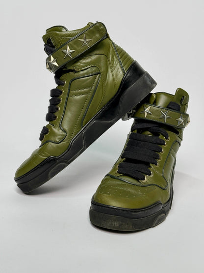 2013 Givenchy Tyson Stars Dark Green (44)