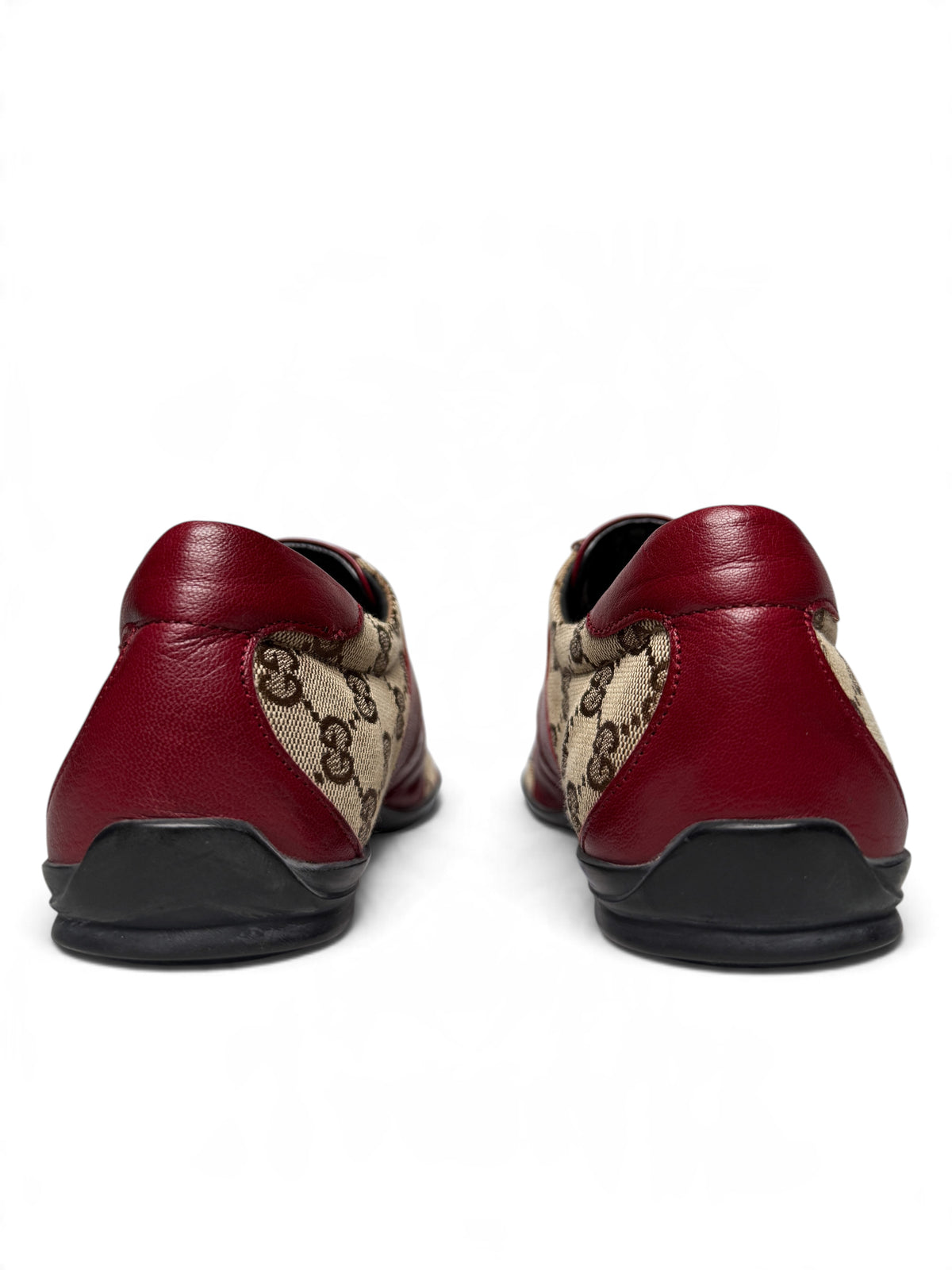 Gucci Vintage Monogram Sneaker Leather/Canvas Red