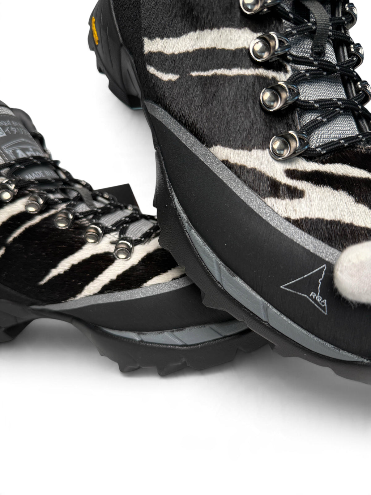 ROA x Aries Andreas Boots Pony Hair