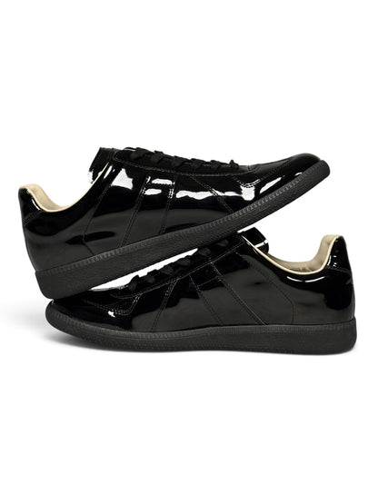Maison Margiela Black Patent Leather GATs (41)