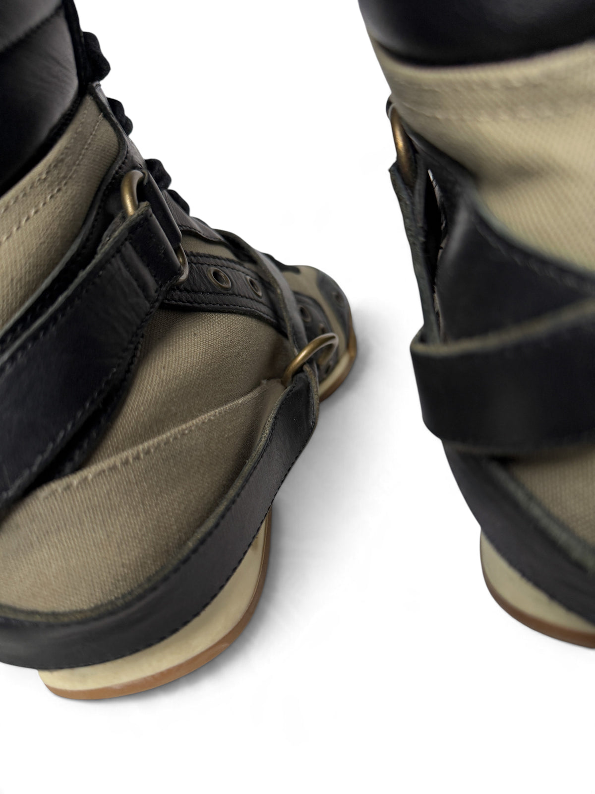 John Galliano Strap Sneaker Leather/Fabric