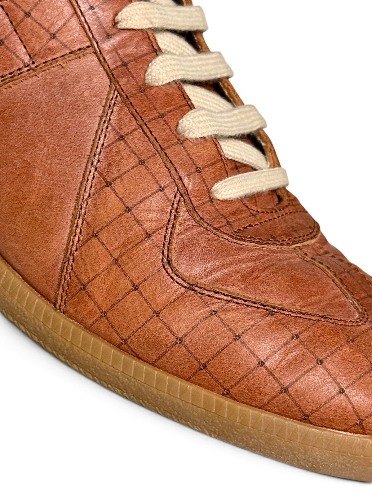 Maison Margiela 2014 Checkered GATs Brown