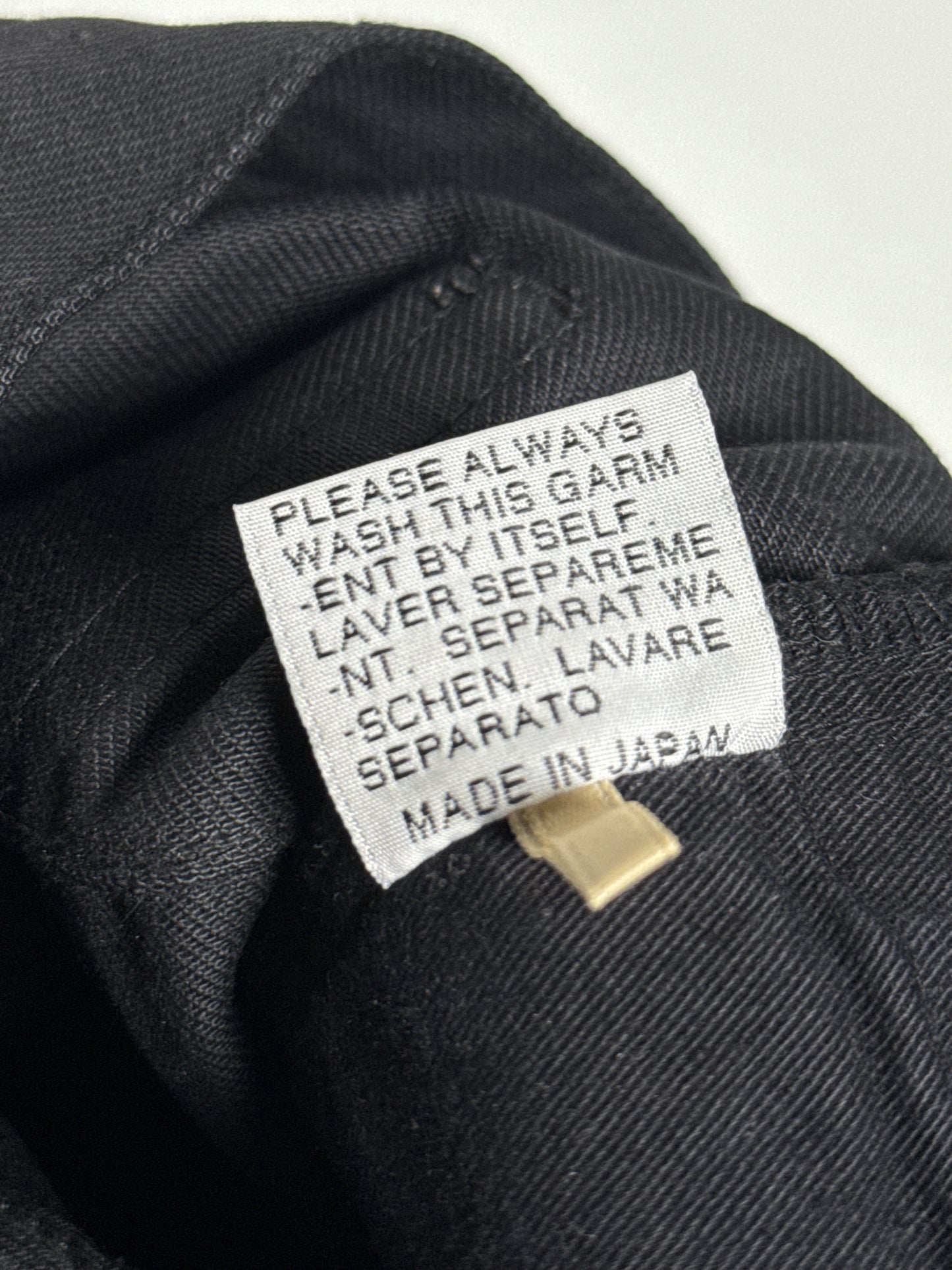 Dior Homme SS2007 'Gold Dust' Waxed Clawmark Denim (33)