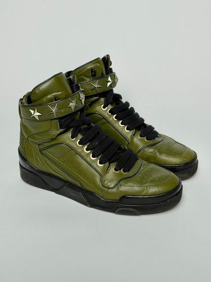 2013 Givenchy Tyson Stars Dark Green (44)