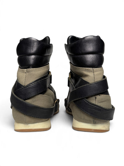 John Galliano Strap Sneaker Leather/Fabric