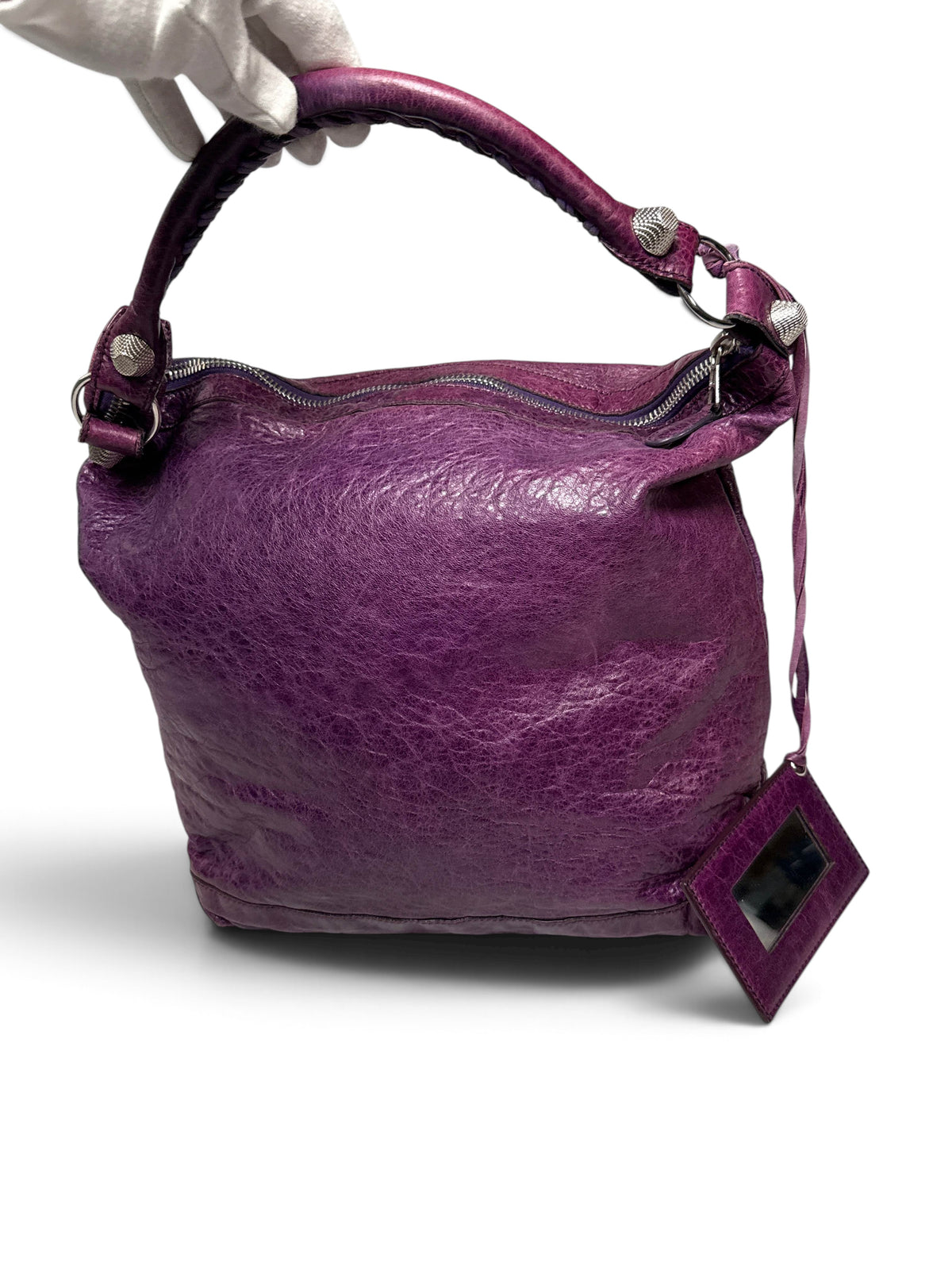 Balenciaga Day Hobo Bag Purple Giant 21