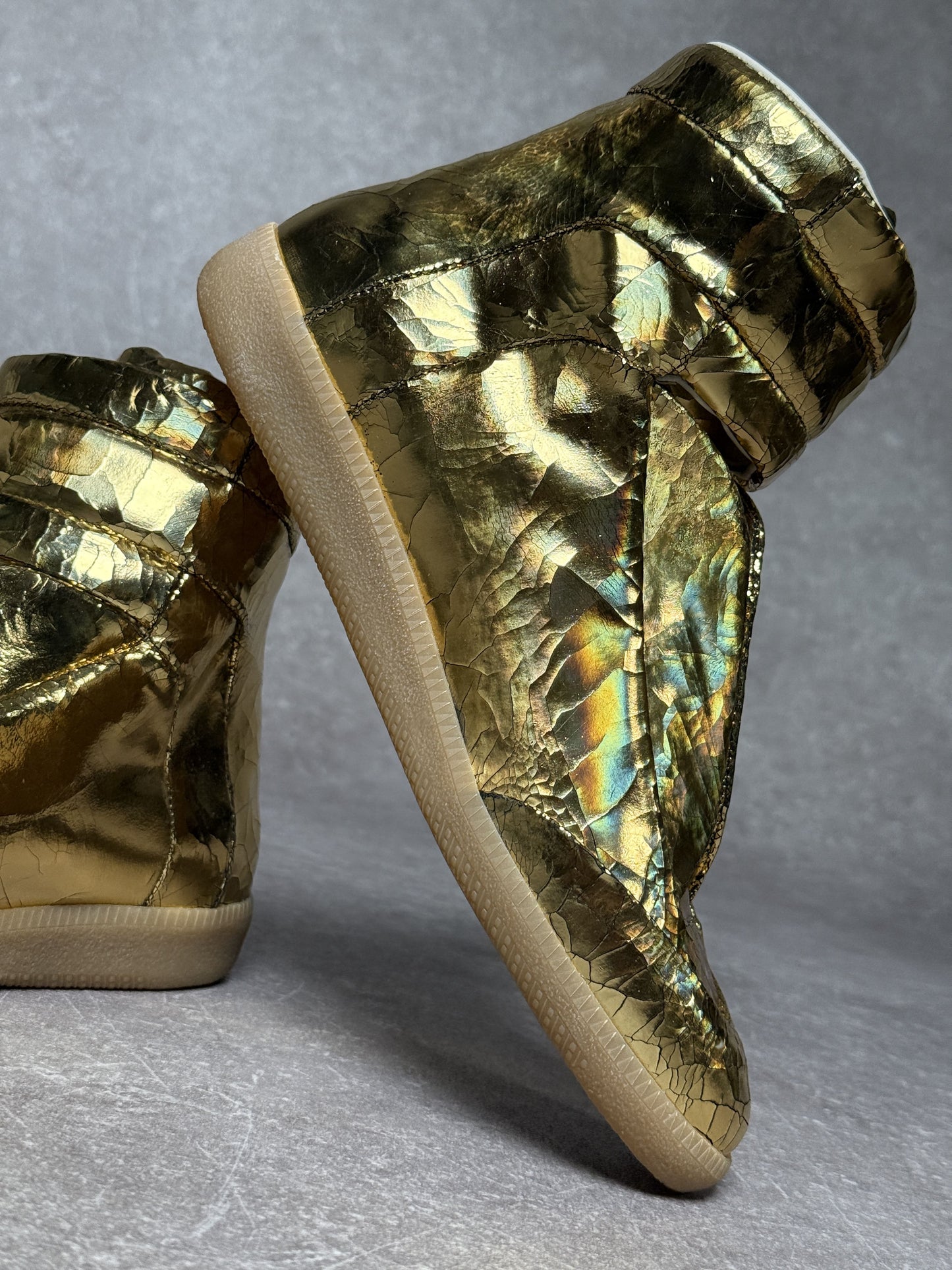 Maison Margiela Future High Cracked Gold (42)