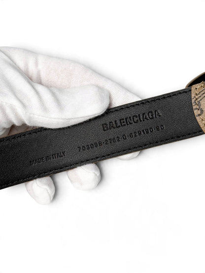 Balenciaga Signature BB Belt Canvas/Leather